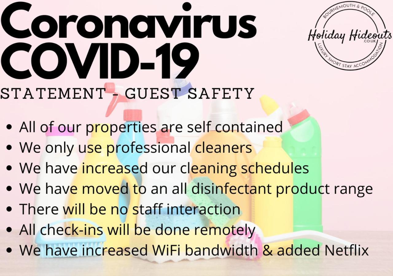 Trendy Urban Industrial Apartment - Great Location - Parking - Fast Wifi - Smart Tv - Beautiful 2 Double Bedroom Apartment Sleeps Up To 4! Bournemouth Kültér fotó